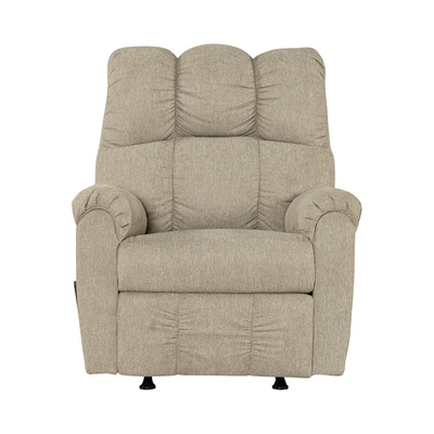 Gambar Ashley Raulo-4 Sofa Manual Recliner Fabric 1 Seater - Cokelat Muda