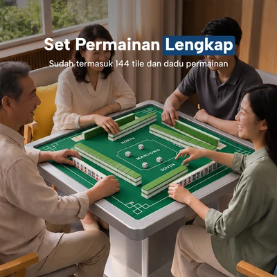 Gambar Informa Set Meja Mahjong M100 - Abu-Abu