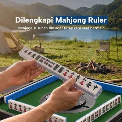 Gambar Informa Klein Set Meja Mahjong Portabel P100 - Hitam
