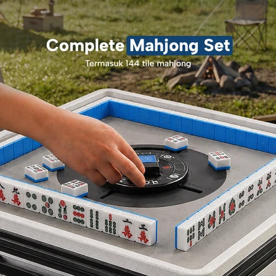 Gambar Informa Klein Set Meja Mahjong Portabel P100 - Putih