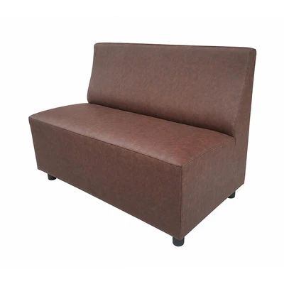 Gambar Informa Holsen Sofa Kulit Booth 2 Seater - Cokelat