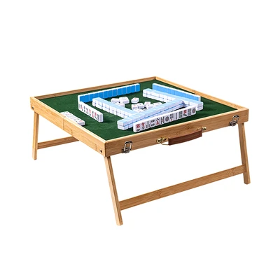 Gambar Berwyn Set Mahjong Tile 30 mm Dengan Kotak Penyimpanan - Hijau