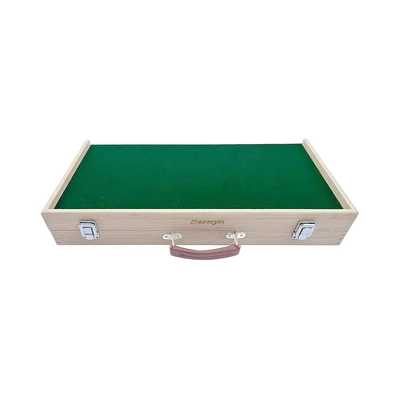 Gambar Berwyn Set Mahjong Tile 30 mm Dengan Kotak Penyimpanan - Hijau