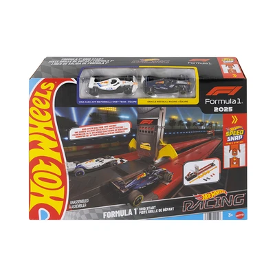 Gambar Hot Wheels Playset Racing Formula 1 Grid Start - Mix