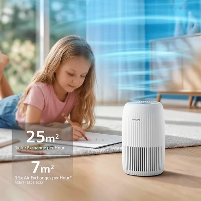 Gambar Philips Air Purifier 25 m2 CDAR 60 m3/jam AC0520/10 - Putih