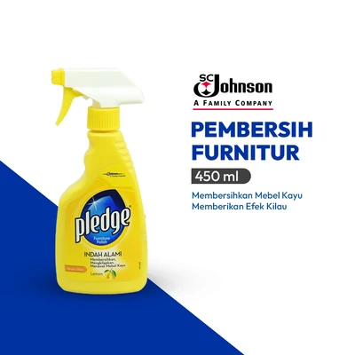 Gambar Johnson Pledge Spray Pembersih & Pemoles Furniture 450 ml