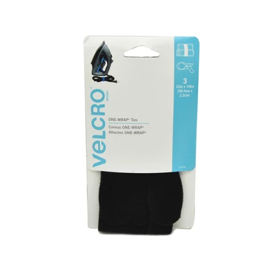 Gambar Velcro Get A Grip Roll 58.4x2.2 cm 3 Pcs - Hitam