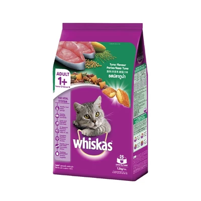 Gambar Whiskas 1.2 Kg Makanan Kucing Kering Adult Tuna