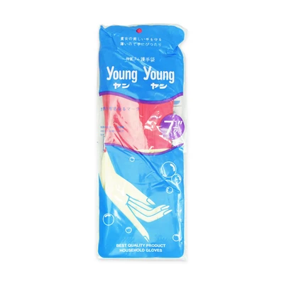 Gambar Young Young Sarung Tangan Karet Dual Warna 19 cm