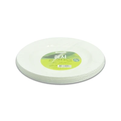 Gambar Komax Piring Makan Plastik 18x18 cm Set 10 pcs