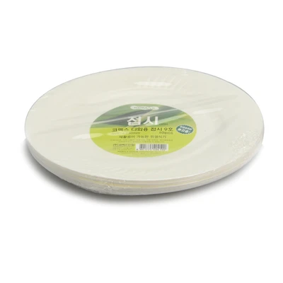 Gambar Komax Piring Makan Plastik 23x23 cm Set 10 pcs