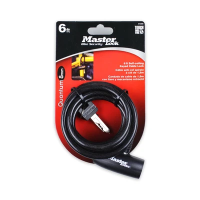 Gambar Masterlock Gembok Sepeda Spiral 1.8 mtr
