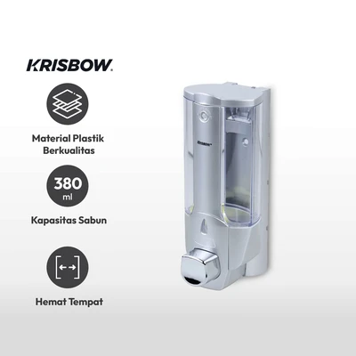 Gambar Krisbow Dispenser Sabun Cair - Silver