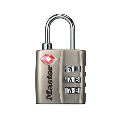 Gambar Masterlock Gembok Koper Tsa 3 Kombinasi Angka 4680Dnkl