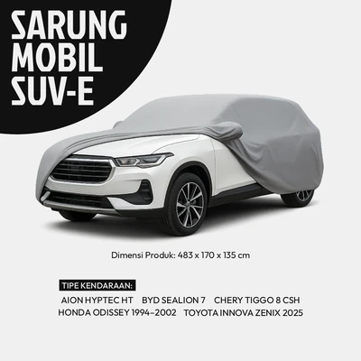 Gambar Prestige Cover Mobil Tipe Suv-E 5 Layer - Abu-Abu