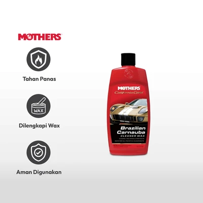 Gambar Mothers 473 Ml Cairan Pembersih Wax Mobil Carnauba Gold 05701