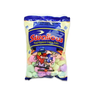 Gambar Bagus Swallow Kamper Lemari Naphthalene Love 150 gr