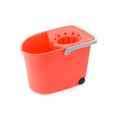 Gambar Tatay 12 Ltr Ember Pel Peras Rectangular Dengan Roda - Merah