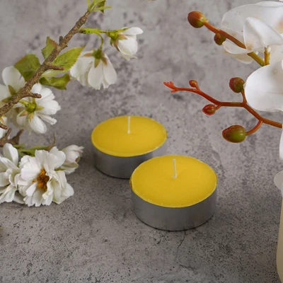 Gambar Arthome Lilin Tealight Citronella Set 12 pcs - Kuning