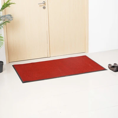 Gambar Krisbow Keset Pintu Polyester 90x150 cm - Merah