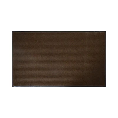 Gambar Krisbow Keset Pintu Polyester 90x150 cm - Cokelat