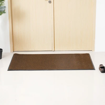 Gambar Krisbow Keset Pintu Polyester 90x150 cm - Cokelat
