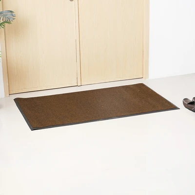 Gambar Krisbow Keset Pintu Polyester 90x150 cm - Cokelat