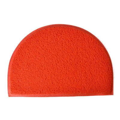 Gambar Krisbow Keset Pintu PVC Setengah Lingkaran 40x60 cm - Merah