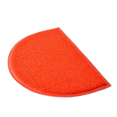 Gambar Krisbow Keset Pintu PVC Setengah Lingkaran 40x60 cm - Merah