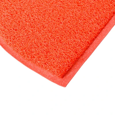 Gambar Krisbow Keset Pintu PVC Setengah Lingkaran 40x60 cm - Merah