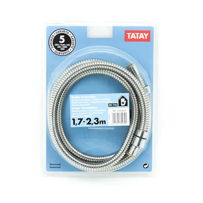 Gambar Tatay 1.7-2.3 Mtr Selang Shower Extensdable Brass
