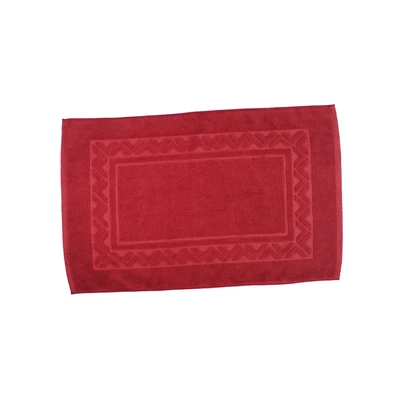 Gambar Kris Keset Kamar Mandi Katun Polos Eksklusif - Merah Maroon