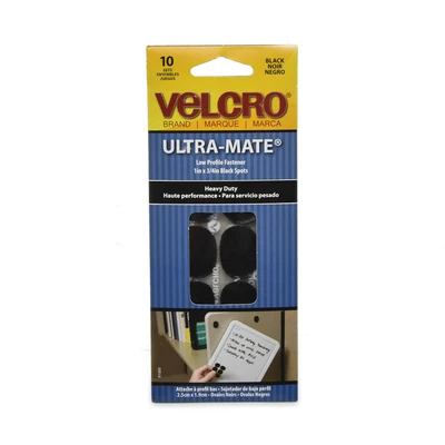 Gambar Velcro Spots Tape 25x19 cm 10 Pcs - Hitam