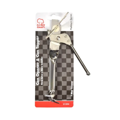 Gambar Chef Craft Pembuka Kaleng Dengan Piercer Stainless Steel - Silver