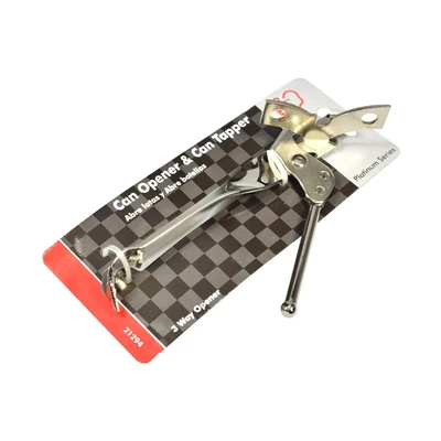 Gambar Chef Craft Pembuka Kaleng Dengan Piercer Stainless Steel - Silver