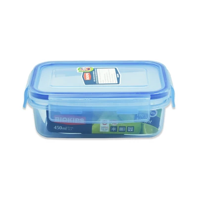 Gambar Komax Biokips Wadah Makanan Rectangle 450 ml - Biru