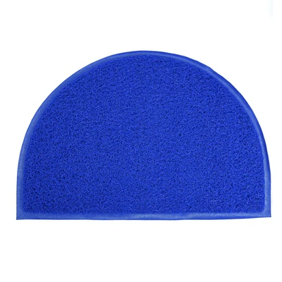 Gambar Krisbow Keset Pintu PVC Setengah Lingkaran 40x60 cm - Biru