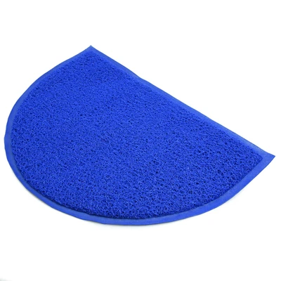 Gambar Krisbow Keset Pintu PVC Setengah Lingkaran 40x60 cm - Biru