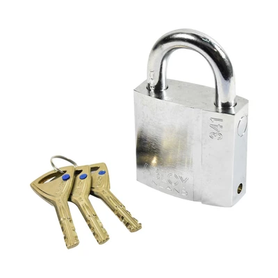 Gambar Abloy Gembok Boron Klasik Grade 3 Pl341N/25 - Silver