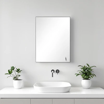 Gambar Fosa Kabinet Kamar Mandi Dengan Cermin M6132