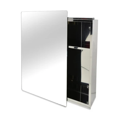 Gambar Fosa Kabinet Kamar Mandi Dengan Cermin 46x66x13 cm
