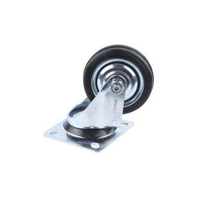 Gambar Krisbow Roda Troli Karet Swivel 7.5 cm