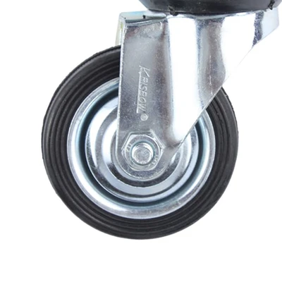 Gambar Krisbow Roda Troli Karet Swivel 7.5 cm