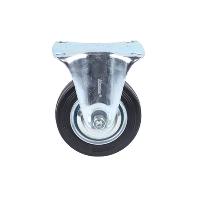 Gambar Krisbow Roda Troli Karet Fixed 10 cm