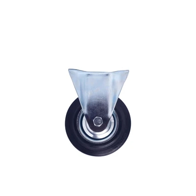 Gambar Krisbow Roda Troli Karet Fixed 15 cm