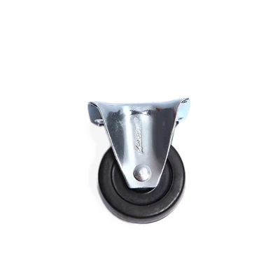 Gambar Krisbow Roda Troli Karet Fixed 50 mm - Abu Abu