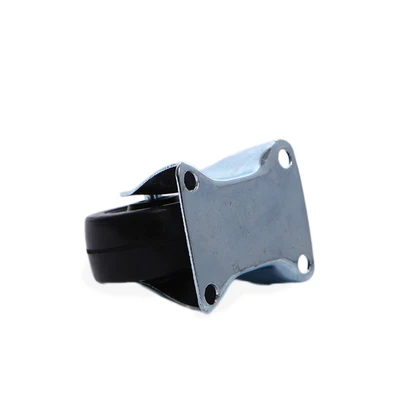 Gambar Krisbow Roda Troli Karet Fixed 50 mm - Abu Abu