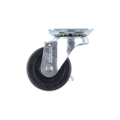 Gambar Krisbow Roda Caster Dengan Rem Sisi 5 cm - Hitam