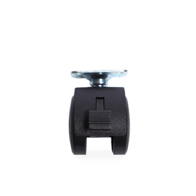 Gambar Krisbow Roda Furnitur Nylon Dengan Rem 4 cm - Hitam
