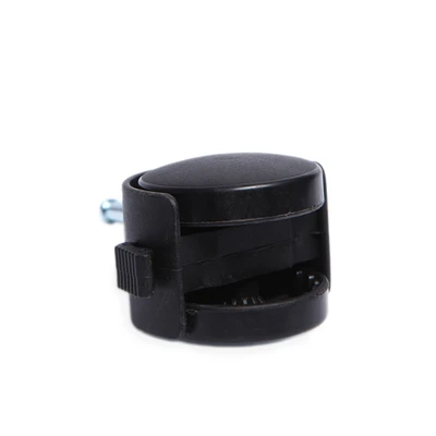 Gambar Krisbow Roda Furnitur Threadstem Dengan Rem 5 cm - Hitam